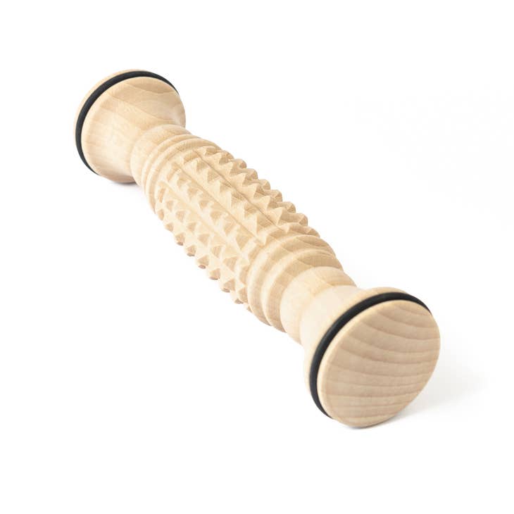 Tuuli Accessories Back Massage Muscle Roller Tool Massager for Neck Shoulder Arms Legs Body Wooden