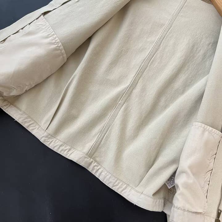 Rosa Clothing - Wholesale Jacket - Women's - Vintage-Inspired Classic barn jacket cropped jacket17