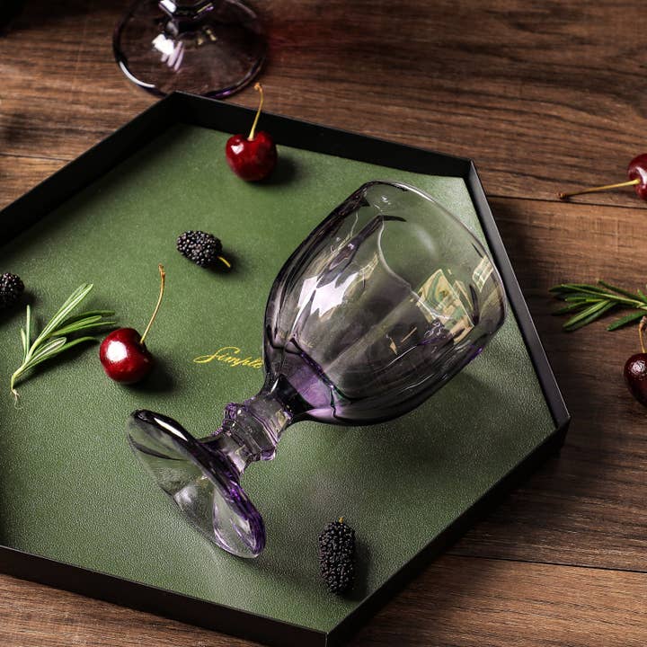 Everest Global - Wholesale Cocktail/Liquor Glass - Vintage Embossed Goblet Glasses set of 69