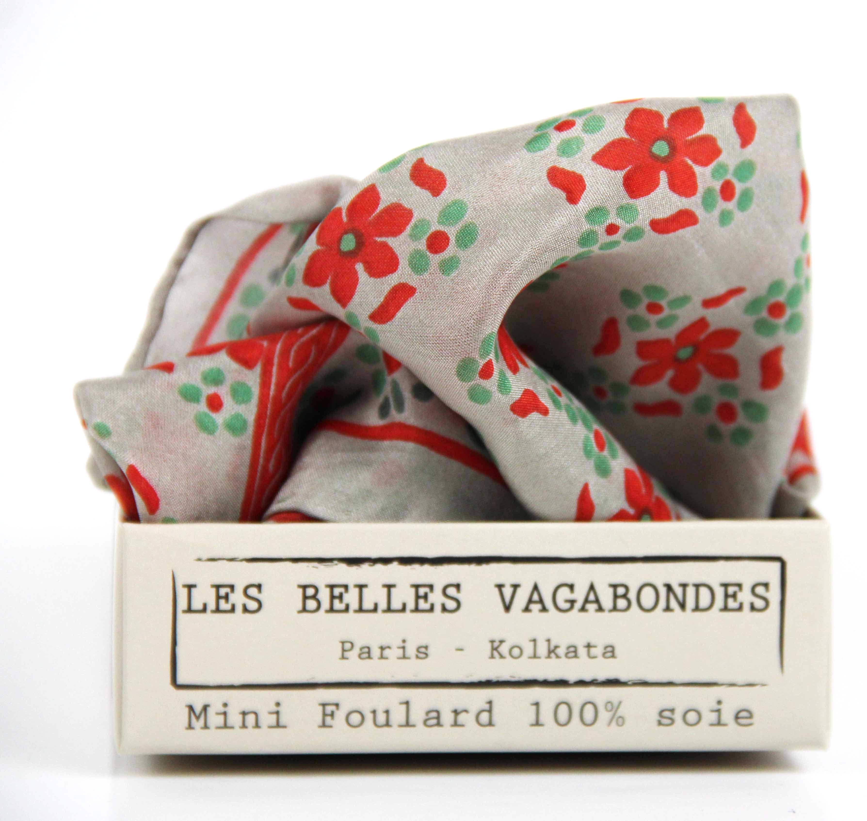 Les Belles Vagabondes - Wholesale Head Scarf - Women's - Mini Natasha Coral2