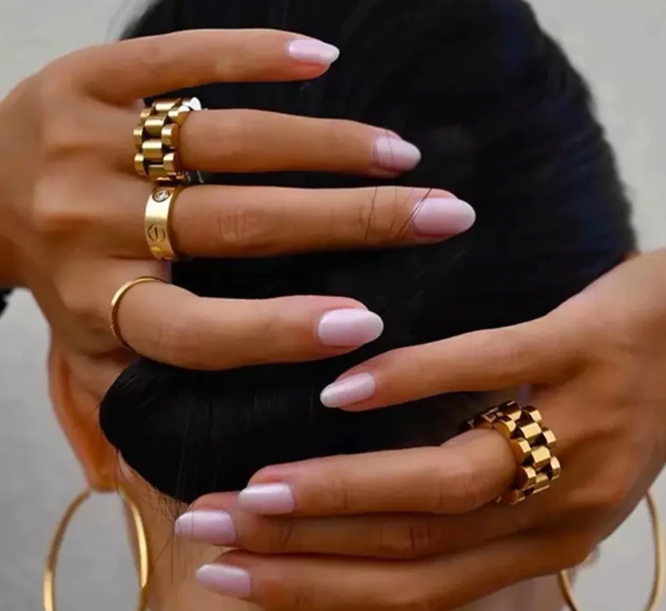 HoopLa - Wholesale Chain Ring - Roll X- Watch band Ring- Stainless steel 14K15