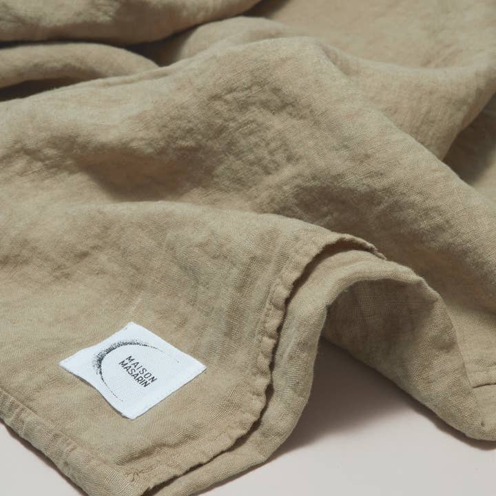 Maison Masarin - Wholesale Duvet Cover - French washed linen fitted sheet - spring summer collection11