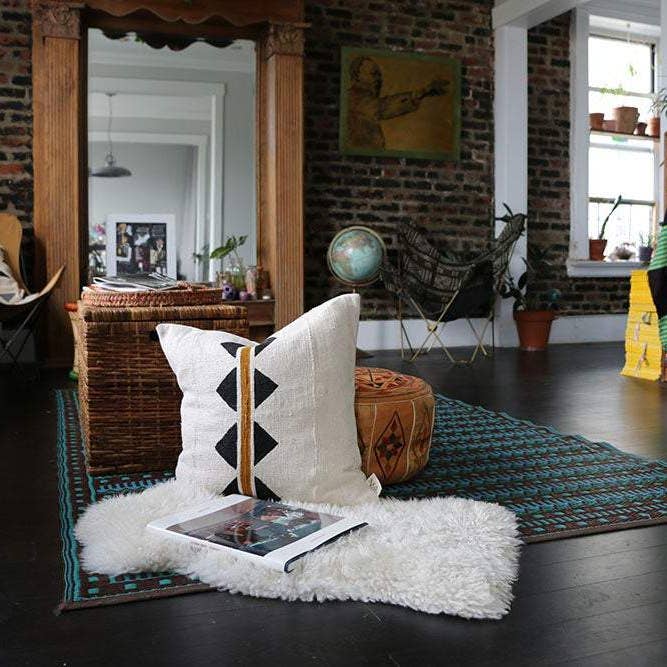 xN Studio - Vente Housse de coussin - BD-2 Housse d'oreiller en tissu de boue peinte à la main2