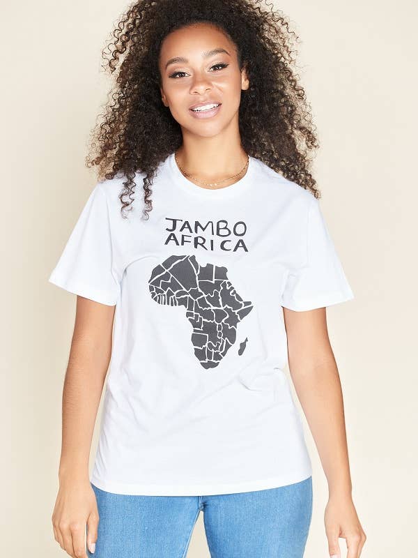 African Map T-Shirt for wholesale by Influx Brand