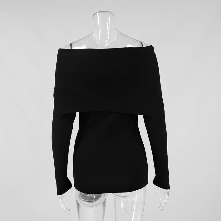 Marayn - Wholesale Knit Sweater - Women's - Chic OffShoulder Knit Sweater for FallWinter 202533