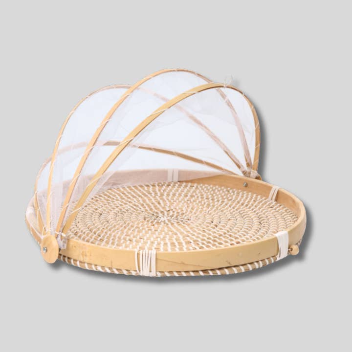 Plateau en Herbe de Mer Sintra avec Couvercle | Serveur Alimentaire Naturel pour la vente par Dexam