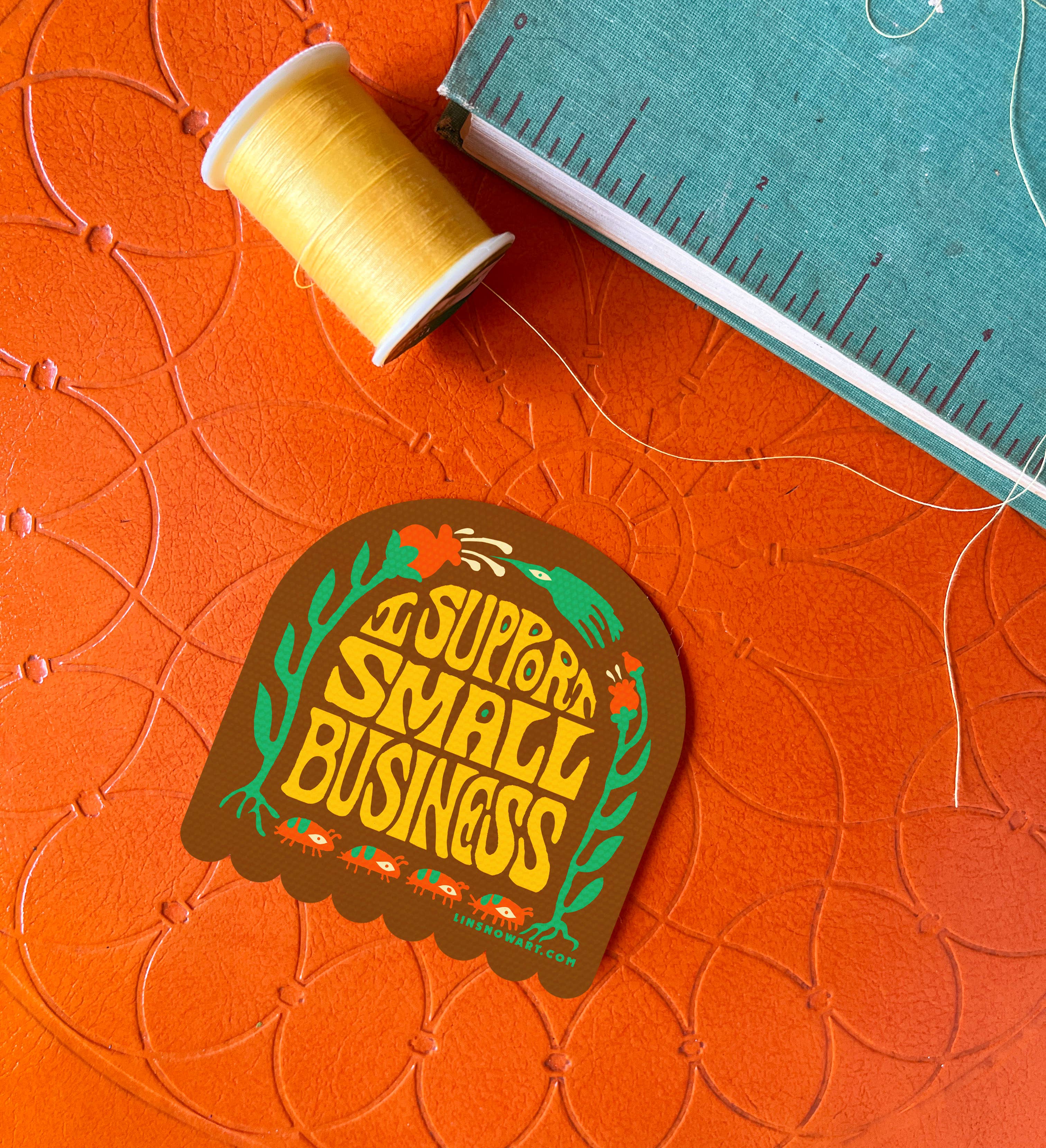 Lin Snow Art - Wholesale Sticker - I Support Small Business Sticker1