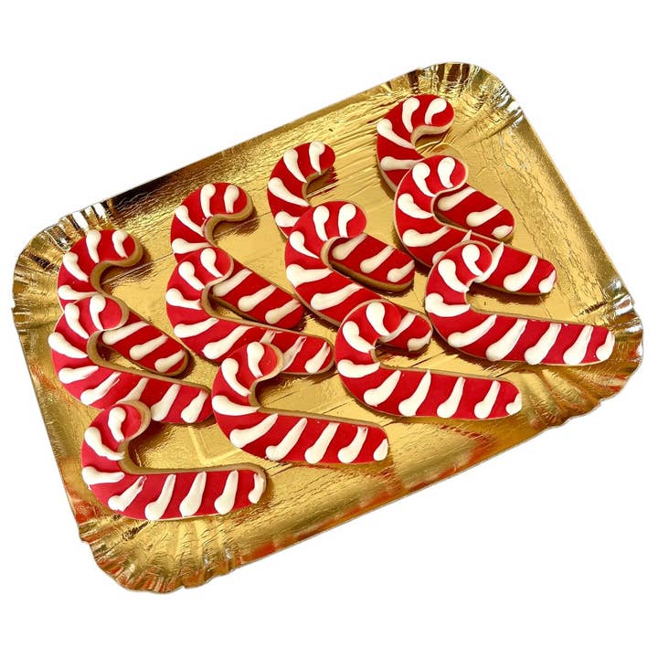 Xmas Dolci Impronte Tray | 12 Christmas Candy Biscuits 230 for wholesale by Fifty Srl - Dolci Impronte The Italian Pet Pastry