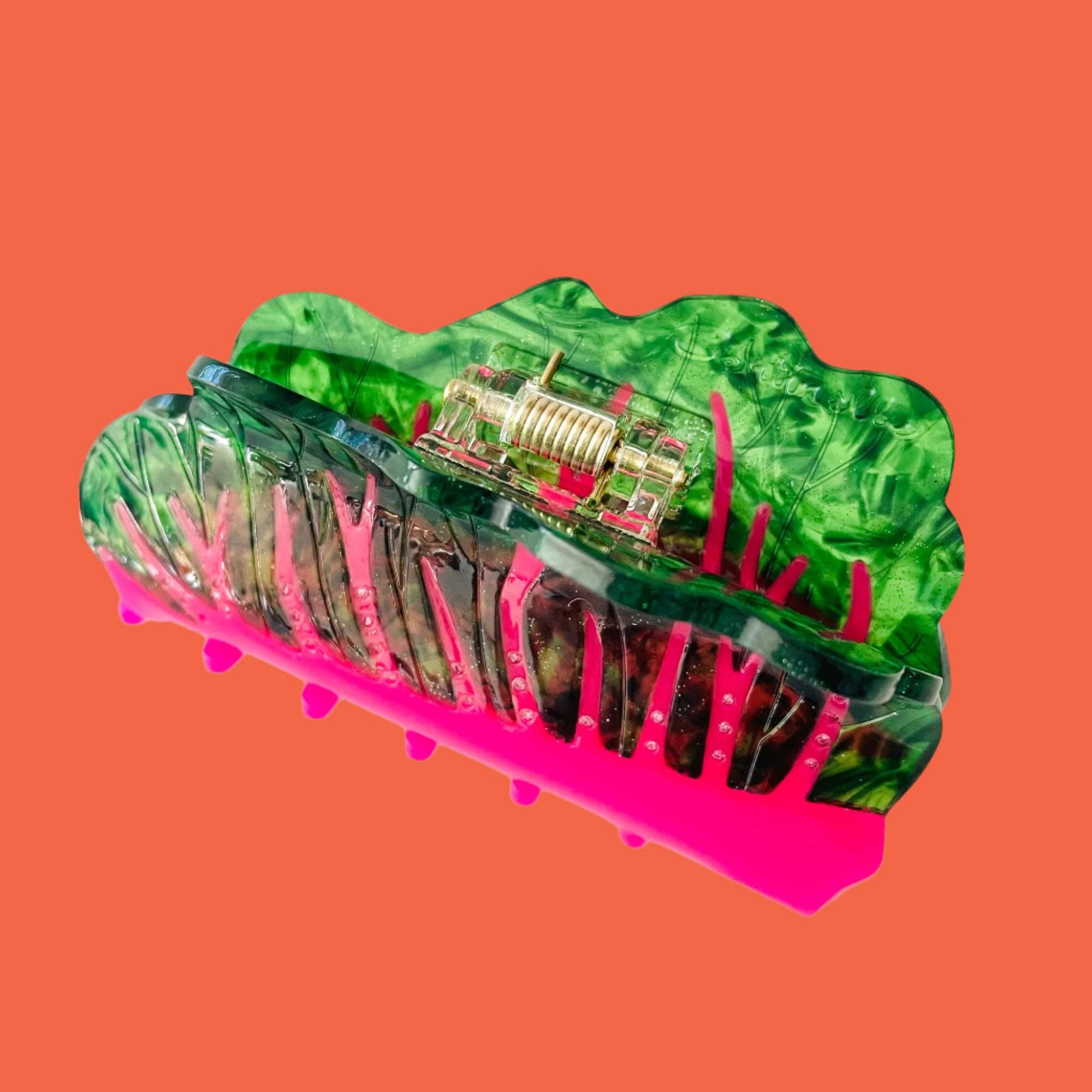 Centinelle - Wholesale Hair Clip - Women's - Glowing Chard Hair Claw3