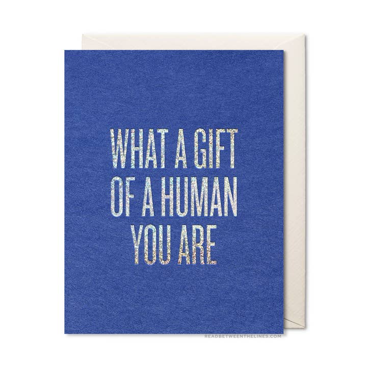 Gift of A Human Card for wholesale by Read Between The Lines®