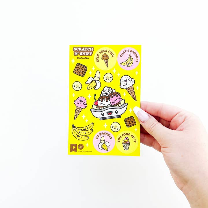Pipsticks – wholesale Klistermärke – Split Decision doftande klistermärken med banansmak2