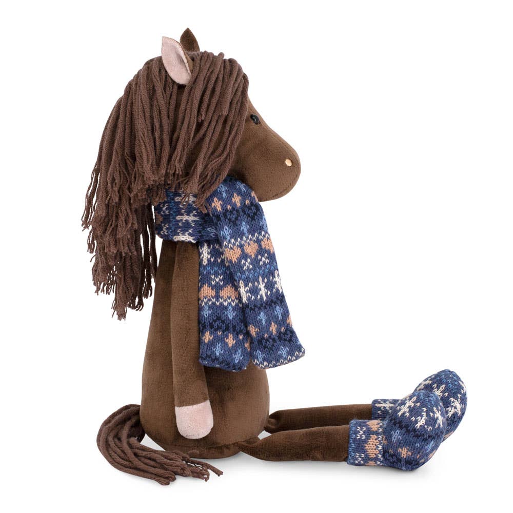 Orange Toys - Vente Peluche – enfant et bébé - Peluche Johann le Cheval - 25cm - 0+3