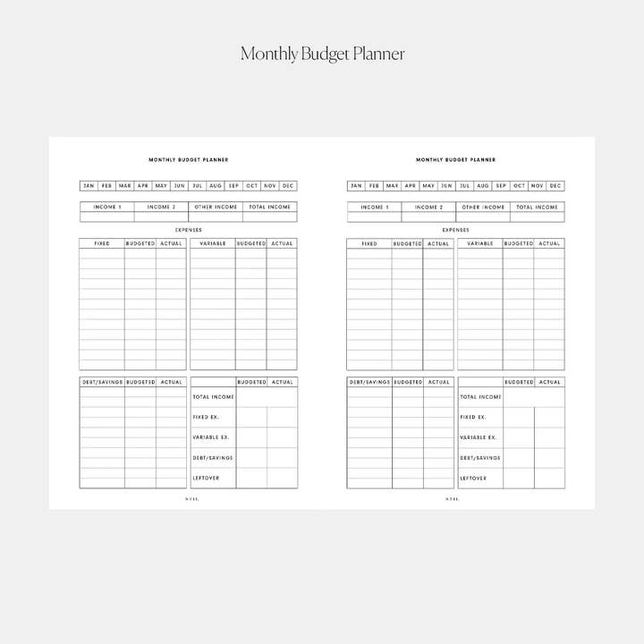 Stil Classics - Wholesale Planner - Finance Inserts (6-Ring)3