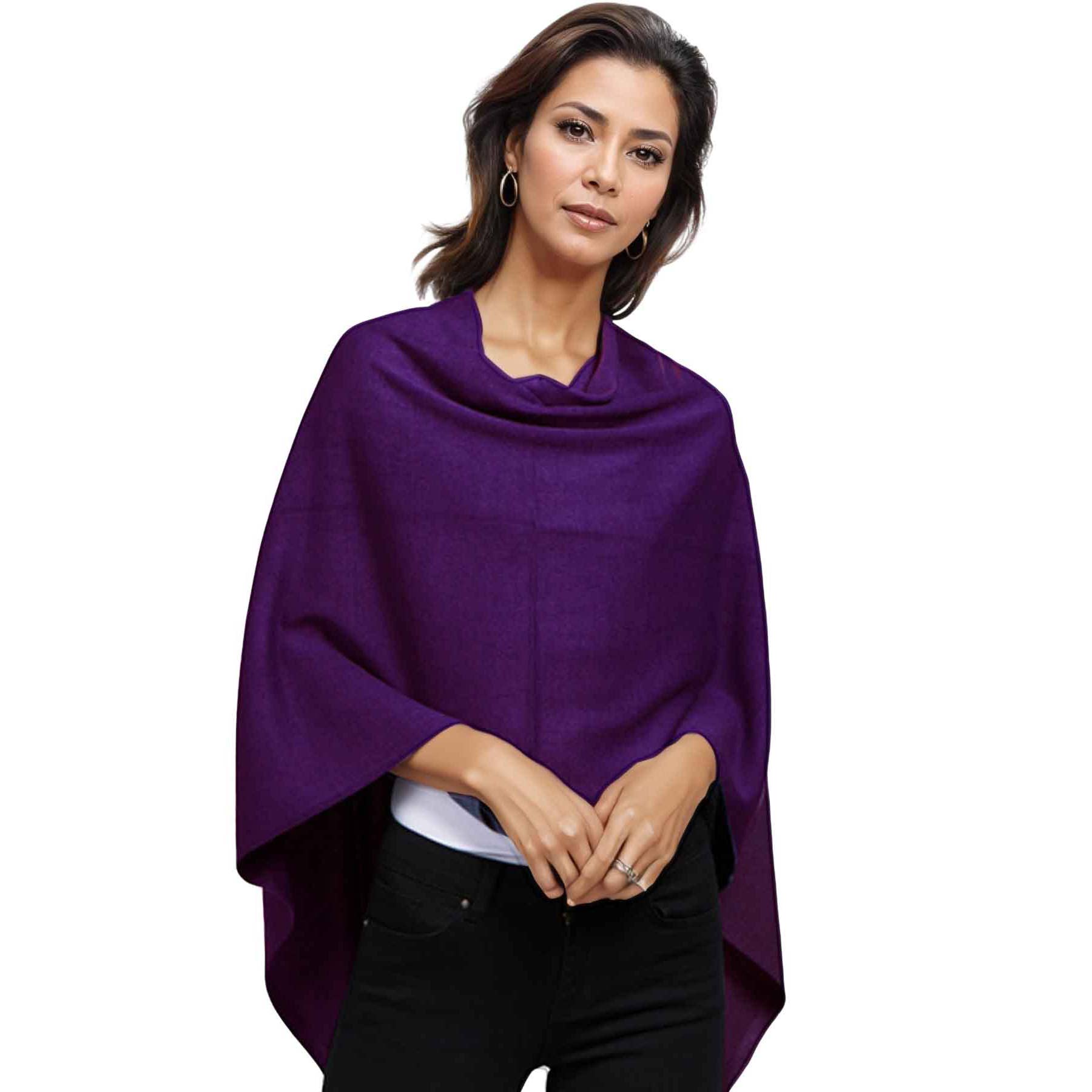 The Magic Scarf Company - Vendita all'ingrosso Poncho - Donna - Poncho effetto cashmere5
