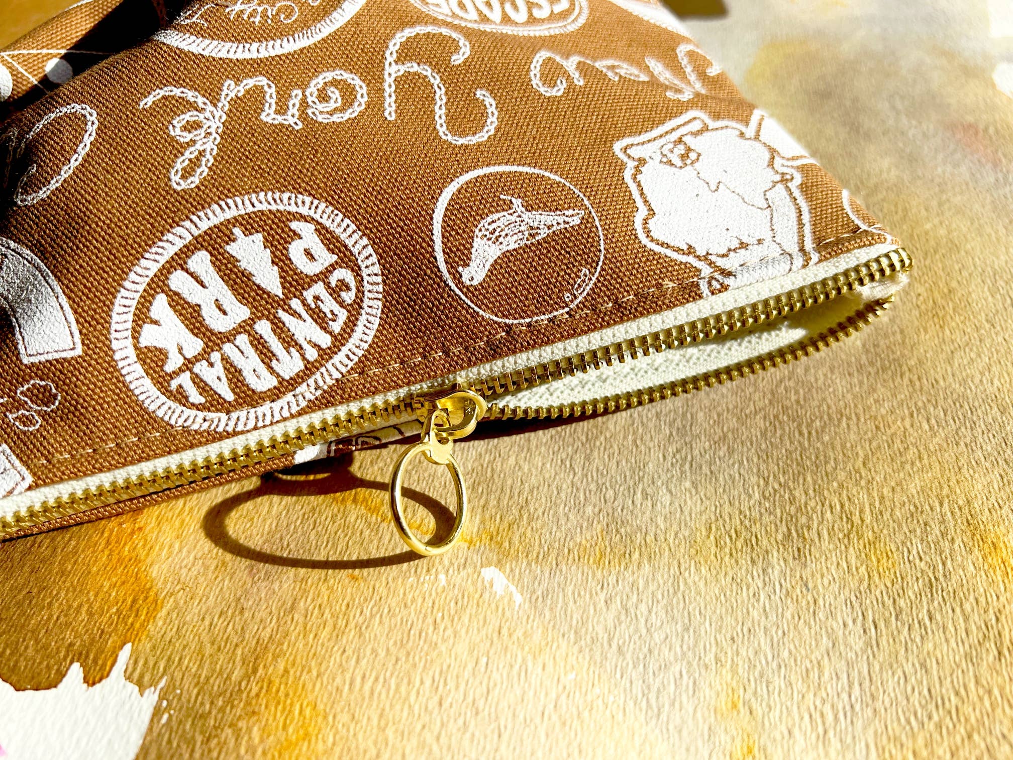 Maptote - Wholesale Pouch - Women's - California Pins & Patches Zipped Pouch2