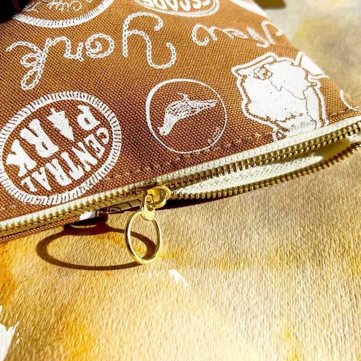 Maptote - Wholesale Pouch - Women's - California Pins & Patches Zipped Pouch2