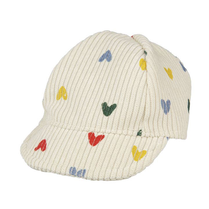 Dukkekasket "Hjerte-Konfetti", str. 28-35 cm for engroshandel hos Heless