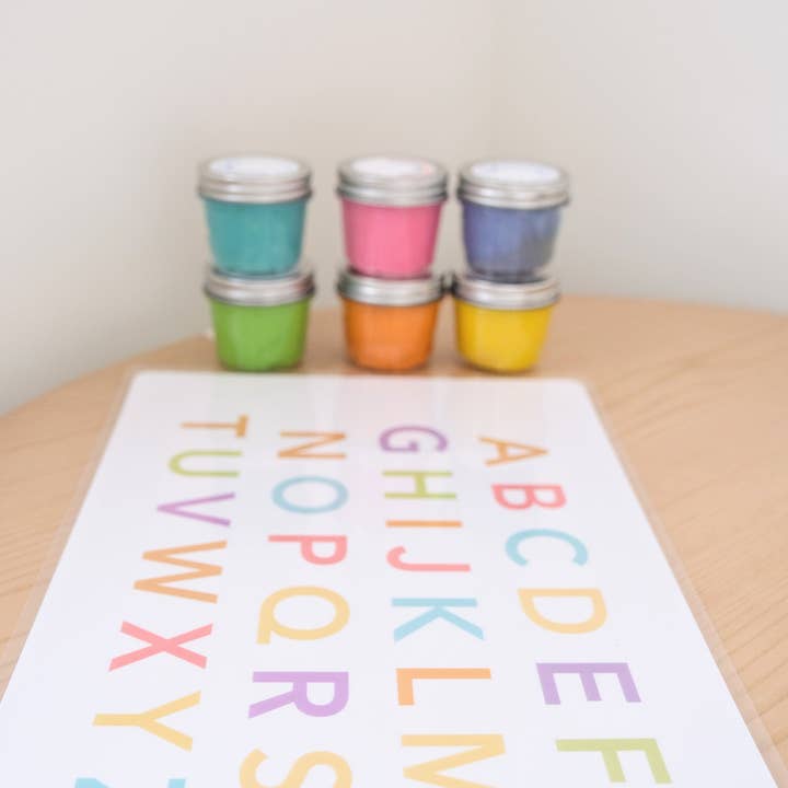 GoodnightFox - Wholesale Placemat - Play Dough Placemat Alphabet, Numbers, Solar System, Colors, Weather9