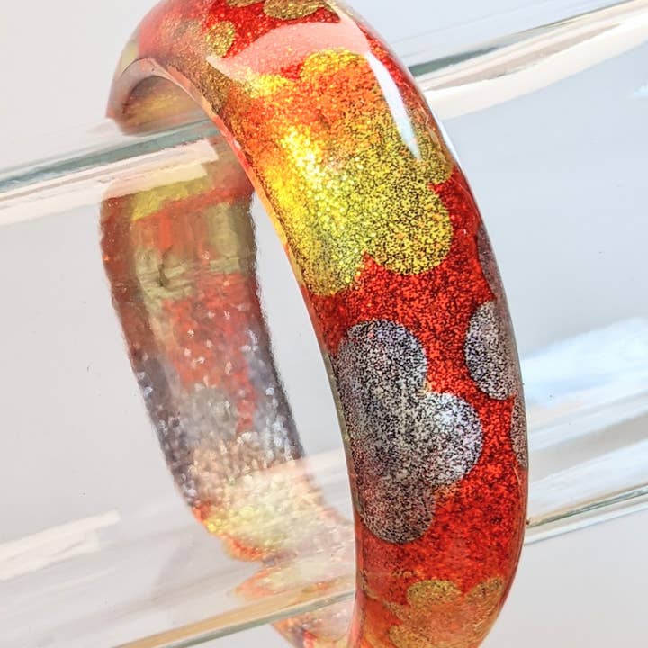 Fiona Accessories - Wholesale Bangle Bracelet - Bangle Bracelet Retro Resin Bangle Variety6