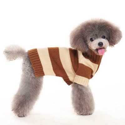 Closed Out Item- Sporty Stripe Sweater for wholesale by Dogo Pet