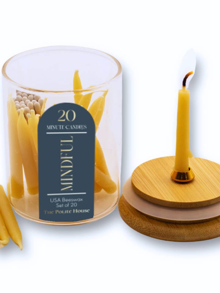 20 Minute Beeswax Candle Set: Mindful (Set of 20) and other Purchase Wholesale knox. Free Returns & Net 60 Terms on Faire trending on Faire.