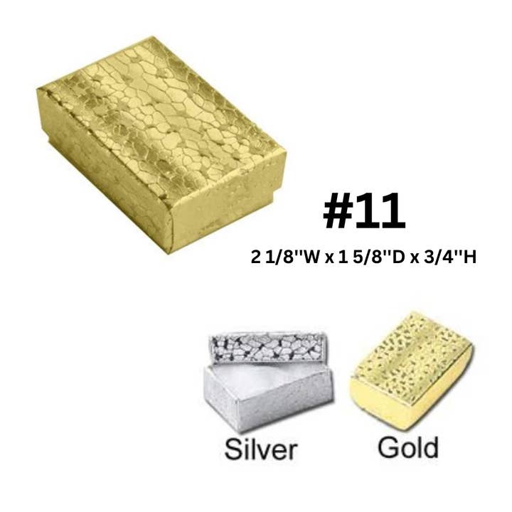 Atlanta Jewelers Supply – Engroshandel Smykkesskrin – Papirsmykkeskrin fyldt med bomuld1