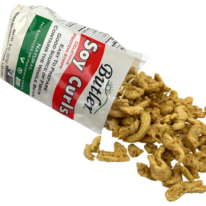 Soy Curls, Non-GMO for wholesale by Country Life Natural Foods