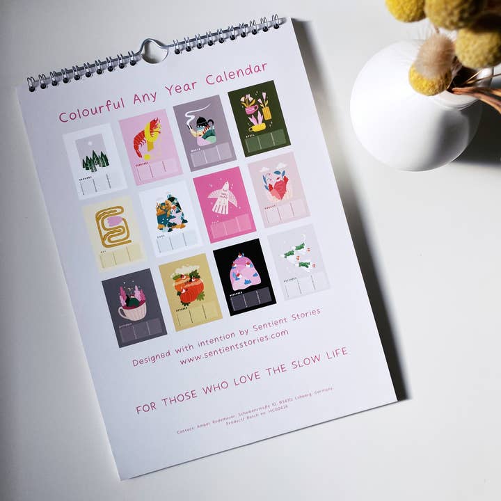 Sentient Stories - Vendita all'ingrosso Calendario - Calendario Qualsiasi Anno A41