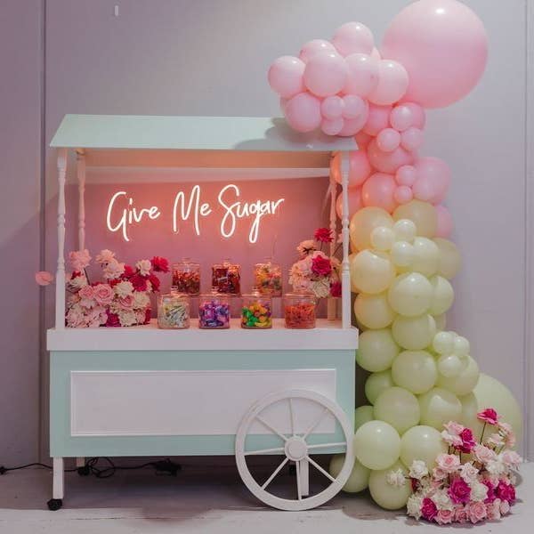 Dê-me o sinal de néon de açúcar por atacado de Aoos Custom