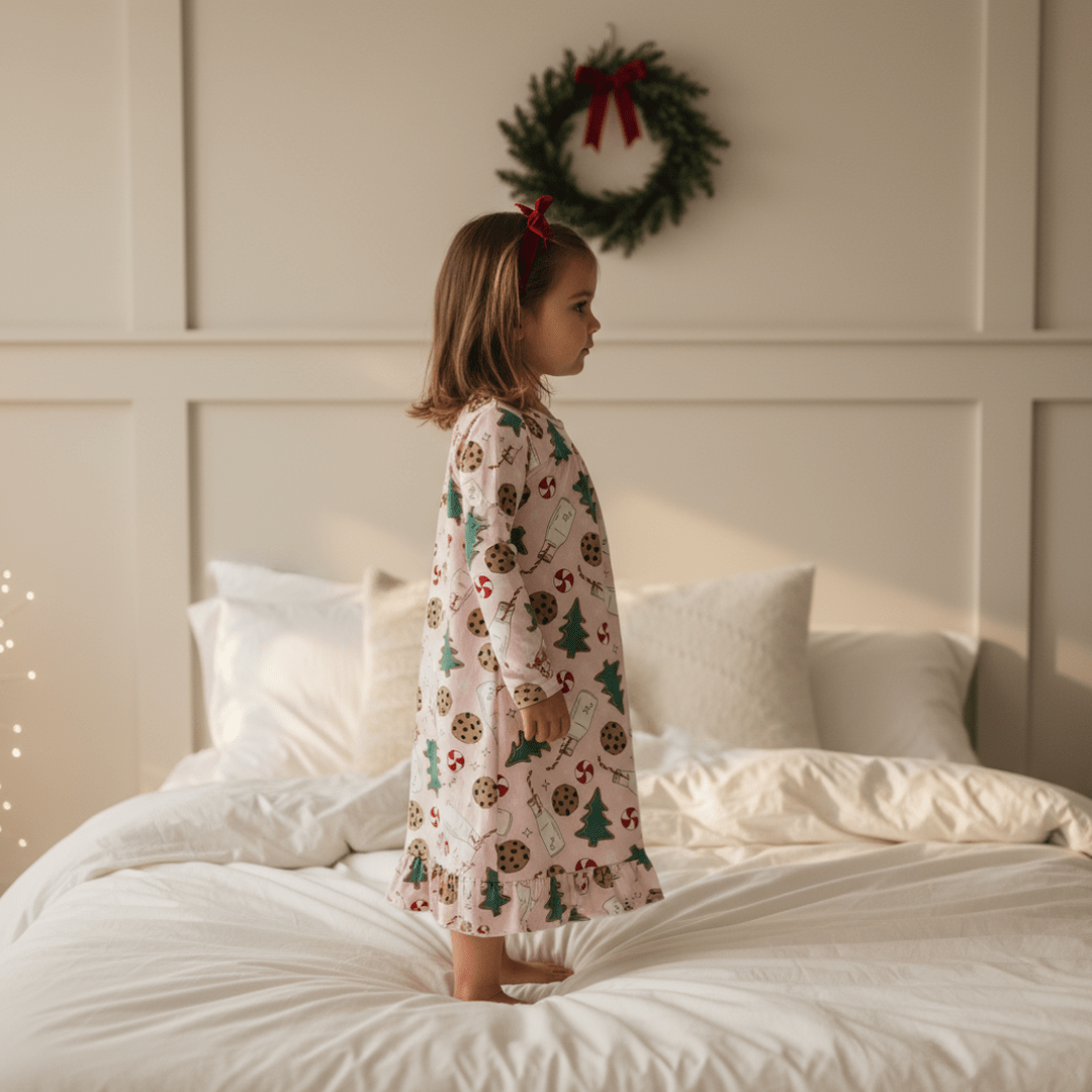 Santa's Keks Rosa Santa's Cookie Pink Boho-Kleid für den Großhandel auf Faire0