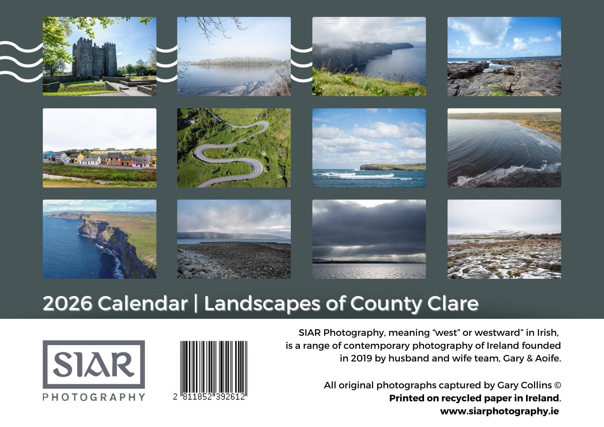 SIAR Photography – wholesale Kalender – 2026 Väggkalender - Landskap i County Clare2