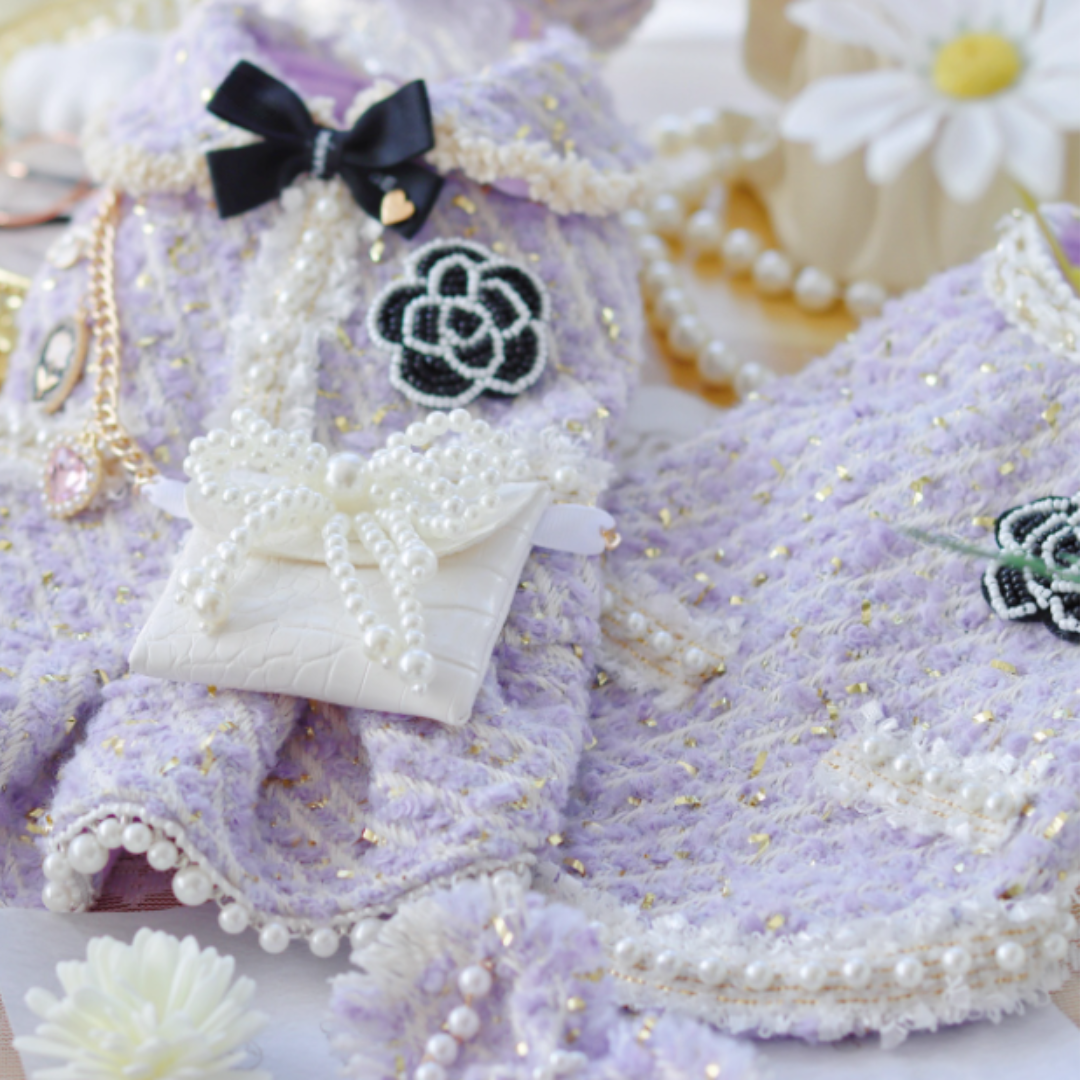 Channyfinds - Vente Robe – chien - Classique | Robe pour animaux de compagnie de style princesse faite à la main - Personnalisable6