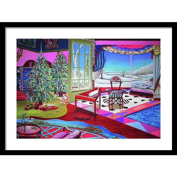 Sharon Tatem Fashion LLC - Wholesale Painting/Drawing - Christmas Painting - Framed Print20