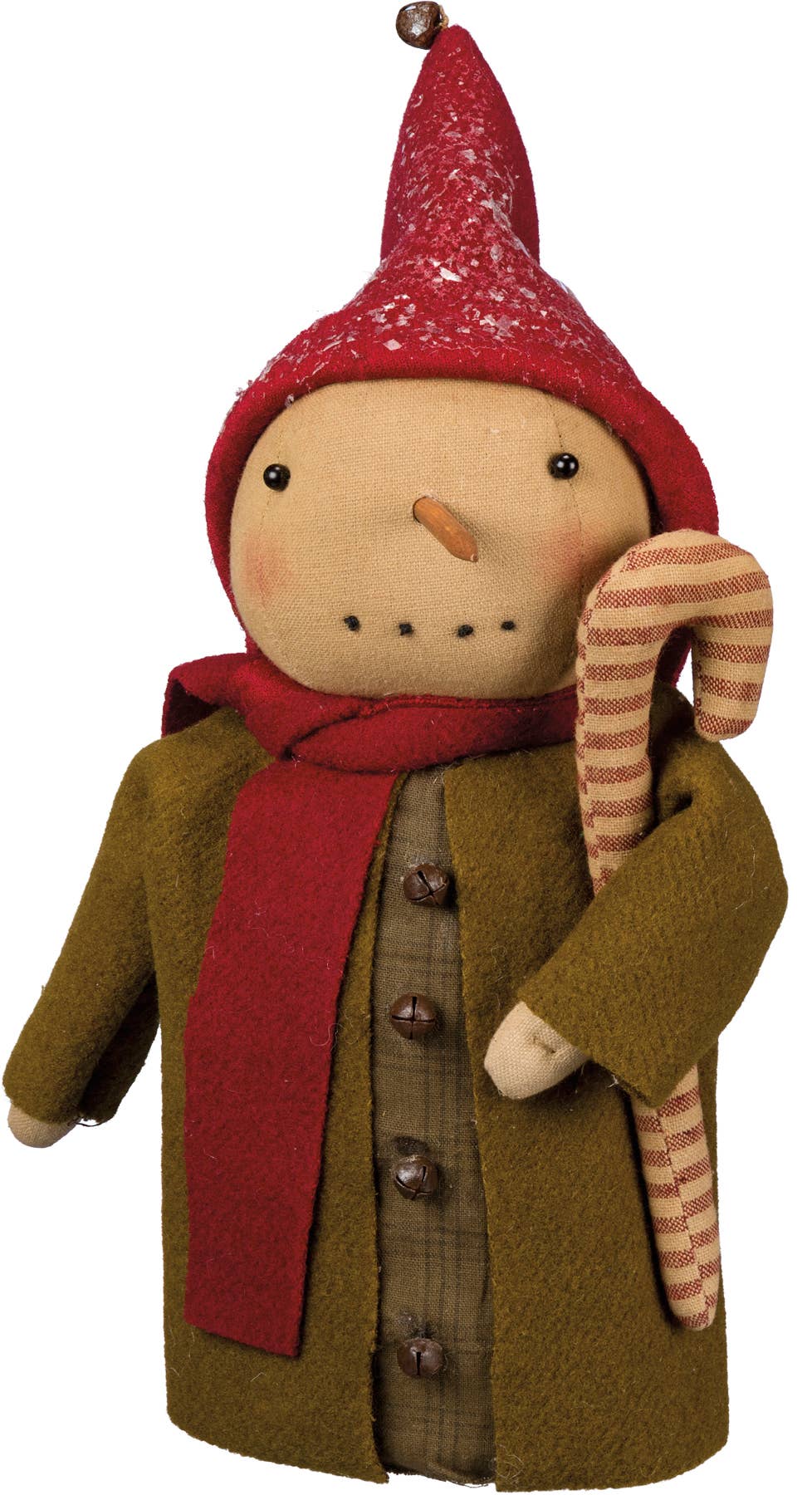 Primitives by Kathy - Wholesale Throw/Decorative Pillow - Green Coat Snowman0