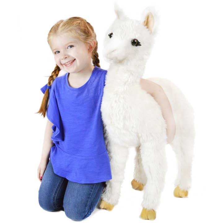 VIAHART Toy Co. - Wholesale Stuffed/Plush Toy - Kids & Baby - Alana The Alpaca | 30 Inch Stuffed Animal Plush