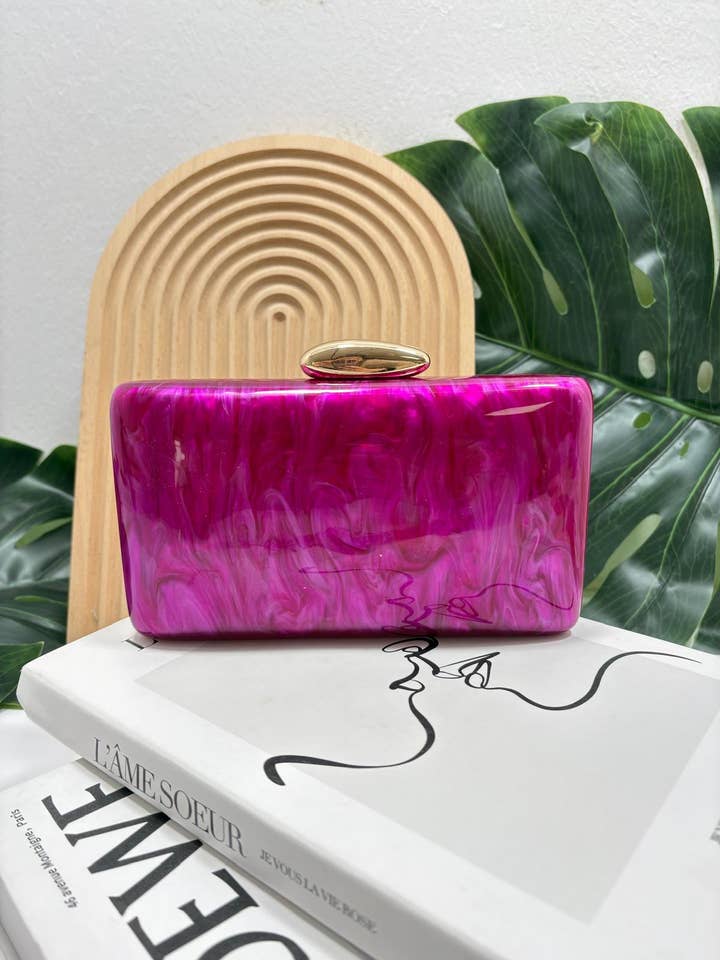 MOTHER-OF-PEARL HANDBAG WITH HANDLE AND INNER LINING for wholesale by SWEET MAGIC SHOES & BAGS