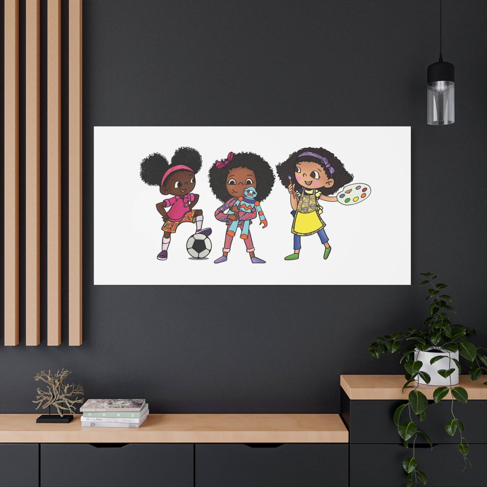 Ikuzi Dolls - Wholesale Art Print - Kids & Baby - Kids' Canvas Wall Art - Playful Characters for Creative Spaces131