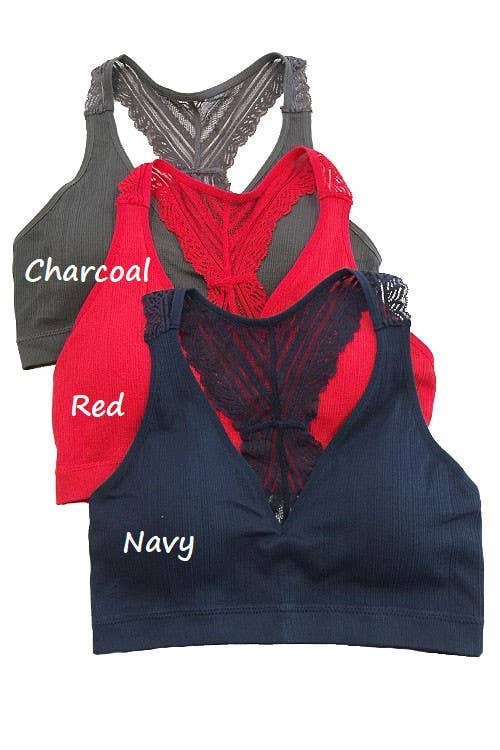 Vanilla Monkey - Wholesale Bralette - Women's - Lace Racerback Bralette5