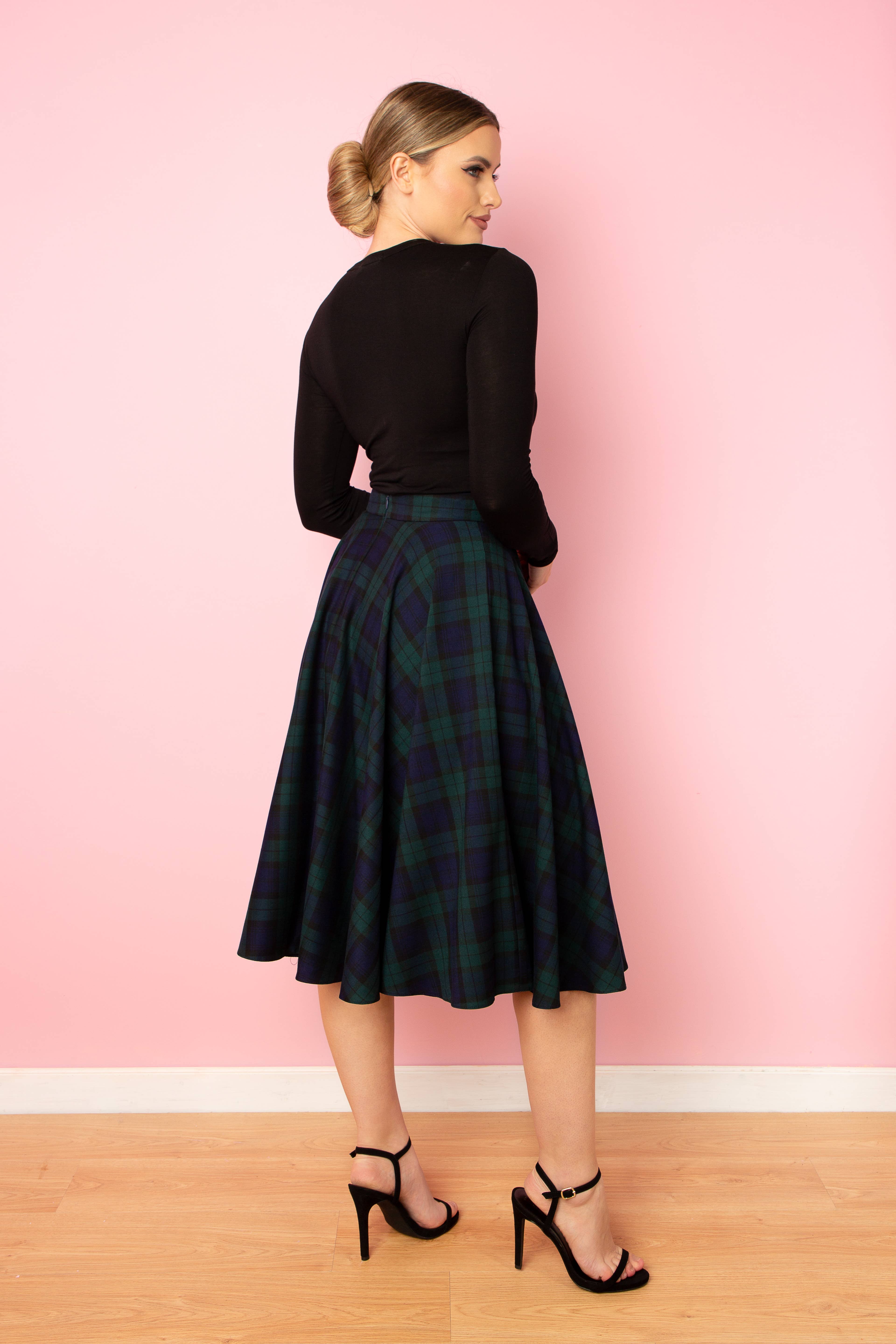 The Pretty Dress Company - Wholesale Skirt - Women's - TPDC Tartan Midi Skirt7