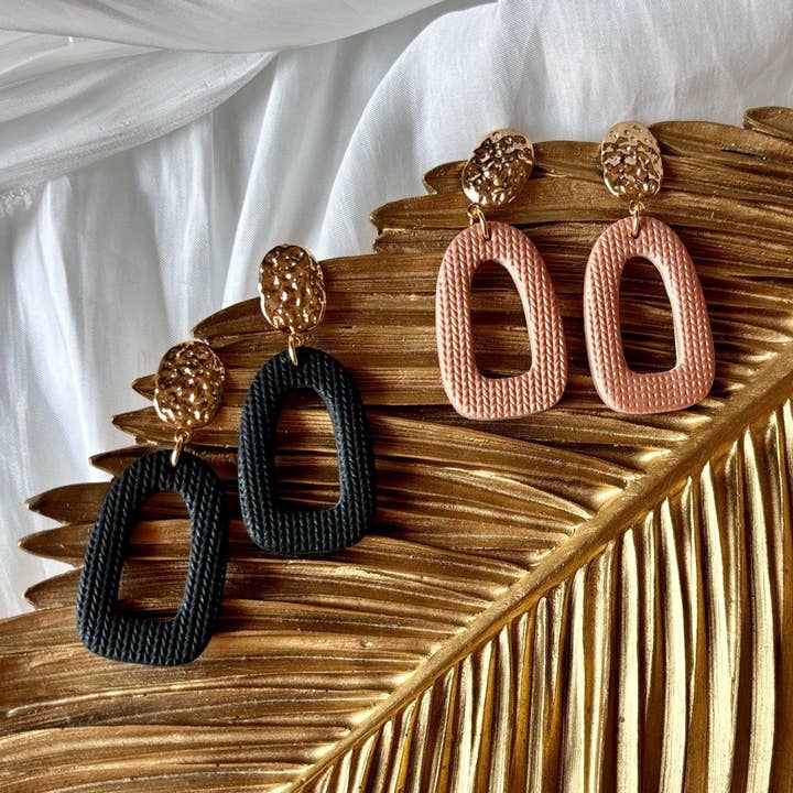 NOIRE & BRONZE AURA - Handmade Earrings for wholesale by DUESTELLE ITALIA