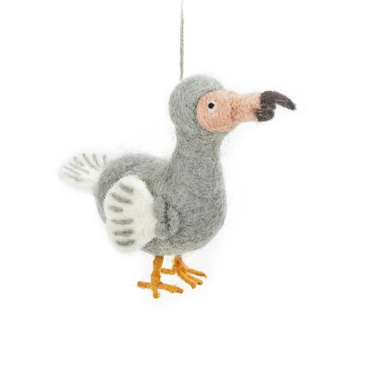 Felt So Good - Wholesale Ornament - Handmade Felt Doris the Dodo Hanging Decoration