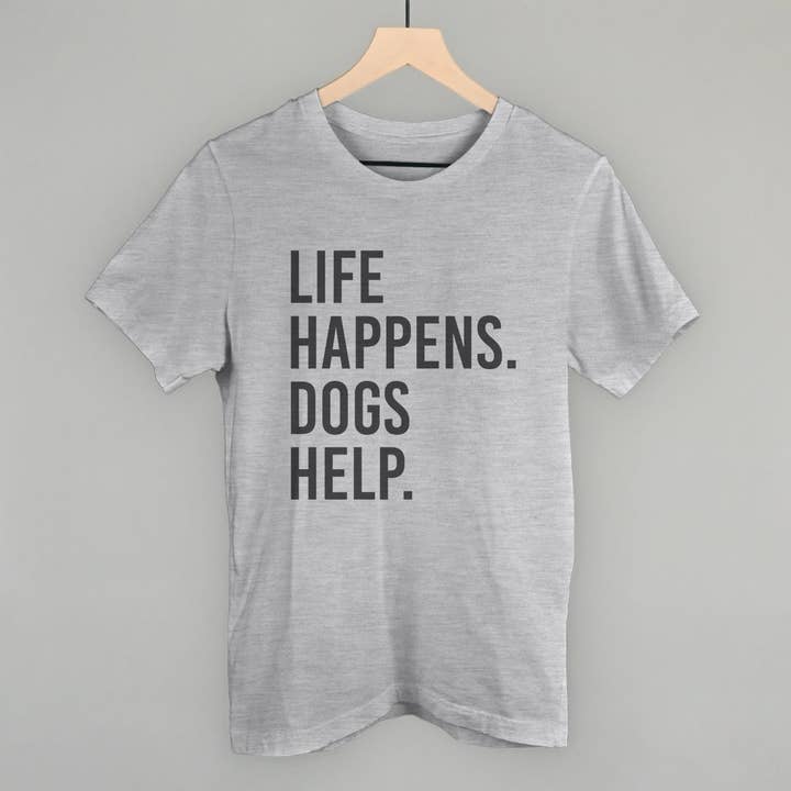 Ivy + Cloth - Wholesale Graphic Sweatshirt - Women's - Life Happens Dogs Help