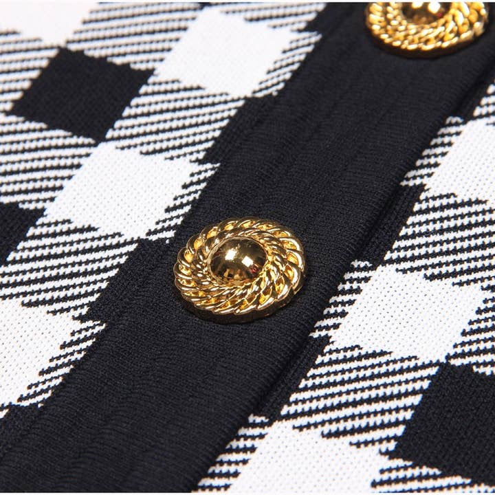 Productseeker - Wholesale Cardigan - Women's - JK071 Chic Plaid Cardigan Jacket - Autumn Essential28