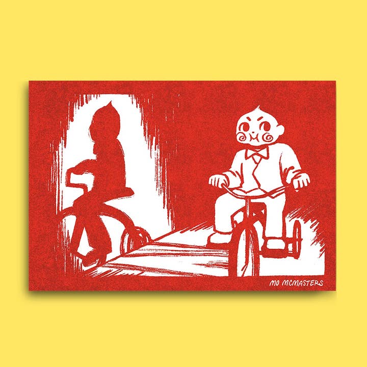 PUPPET SON HORROR KEWPIE // STICKER for wholesale by Mo McMasters