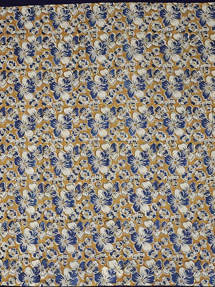 XL1012 — Bomulds XL Tørklæde (44" × 44") - Håndbloktrykt for engroshandel hos White Lotus Fashions