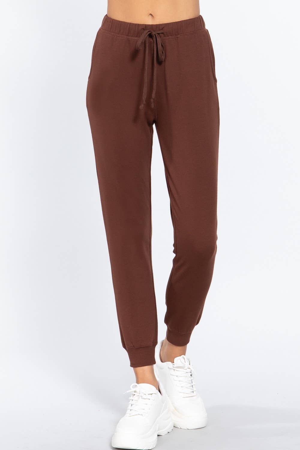 Active Basic | Active USA – calças de treino - Mulher por atacado – Calça jogger francesa Terry6