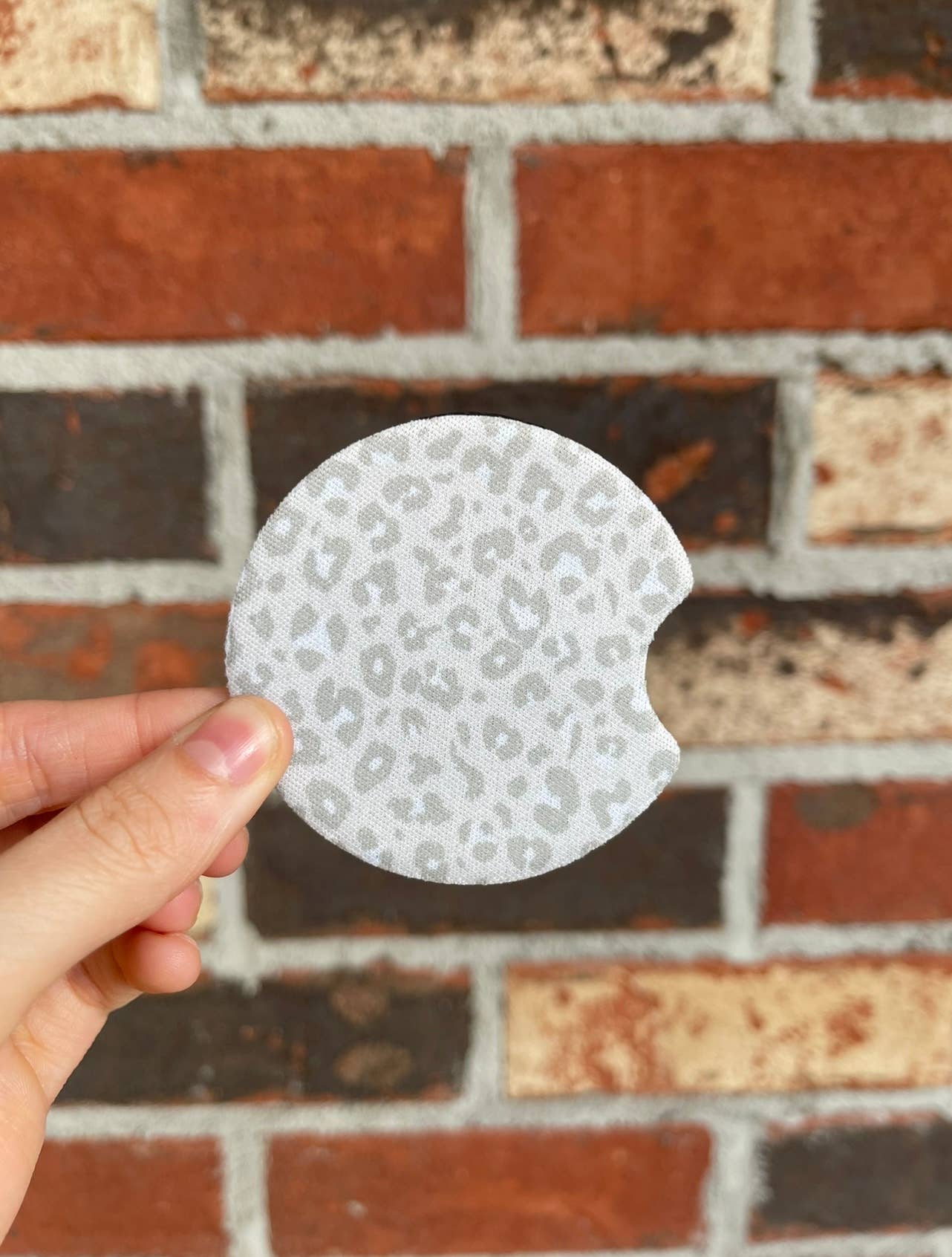 XO Wholesale - Wholesale Car Coaster - Women's - White and Gray Leopard Car Coasters4