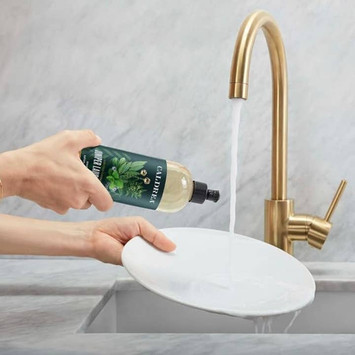 REMOVED BRAND - Wholesale Dish Soap - Juniper Laurel Mint Biodegradable Dish Soap with Bark & Aloe