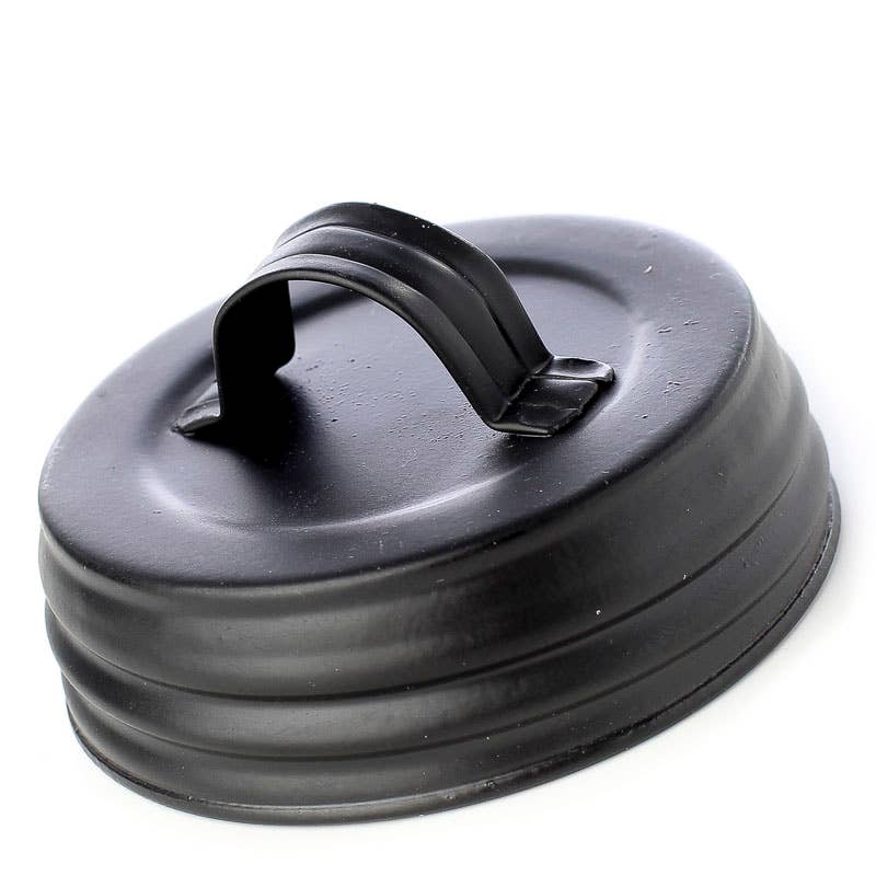 Factory Direct Craft - Wholesale Jar - Rustic Small Mouth Mason Jar Lid with Handle - Select Finish6