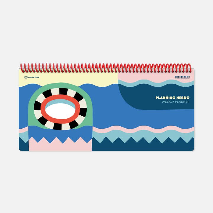 Weekly Planner - Pool - Bold for wholesale by Papier Tigre